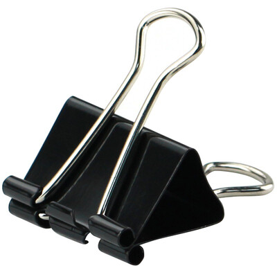 

KINARY OS1033 черный длинный держатель зажима для хвоста 3 # 32 мм черный 24 / трубка