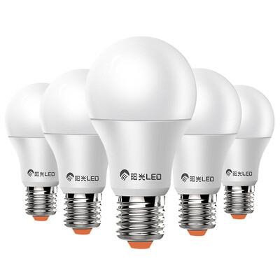 

Sunshine lighting LED bulb 9W energy saving lamp E27 screw mouth 6500K white light five loaded