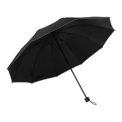 

IDREAMY Night Walker Umbrella Men's Folding Double Parasol 10 Bone 1.1 m outdoors gray 99452