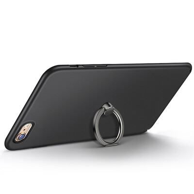 

Sanctuary Sendio Apple iPhone6 ​​ 6s Plus mobile phone shell protective shell protective sleeve matte anti-fall shell all-inclusive belt with a ring buckle bracket hard shell soil Hao gold