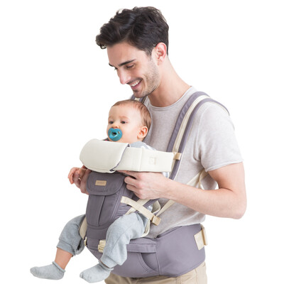 

BETH BEAR Multi-Four Season Baby Babies Waist Stool BS1401 Static Grey