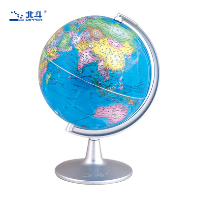 

地球仪（15cm 政区·地理版 银色弓形）