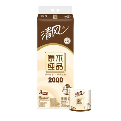 

Breeze (APP) rolls of pure paper logs 3 layers of 200 grams of paper * 10 rolls