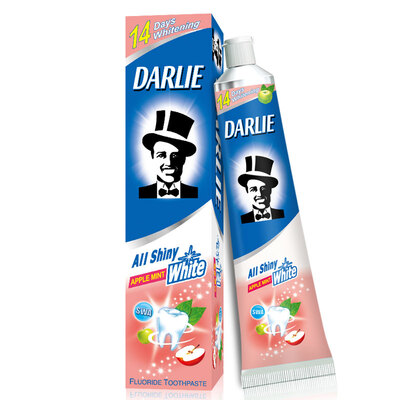 

[Супермаркет] Джингдонг Блэк (Darlie) Заморские компании Apple монетного отбеливание зубной пасты 140г