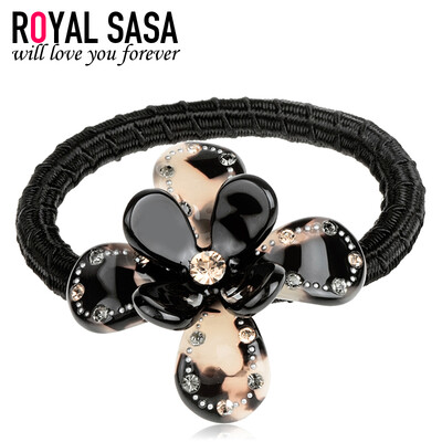 

Royal Sasa (Royalsasa) headdress hair accessories hairpin bar hair hairpin hair rope acrylic imitation crystal leopard