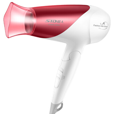 

Superman (SID) hair dryer home RD1812 high power hair dryer 1800W (rose red + white)