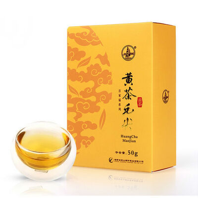 

Junshan Brand Huang Cha Mao Jian China Hunan Dong Ting Lake Yellow Tip Tea 50g