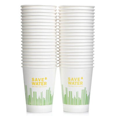 

Camellia disposable paper cups without wax leaching 225ml forty loaded 3124