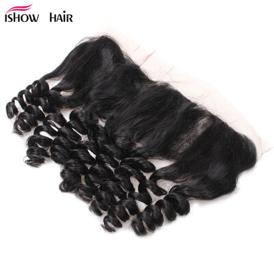 

Loose wave Lace Frontal Closure 13x4 Human Hair With Loose Hair Malaysian Virgin Hair Top Quality Malaysian Loose Wave Hair