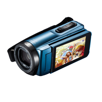 

JVC JVC GZ-R465AAC four anti-high-definition digital camera HD DV projection camera blue