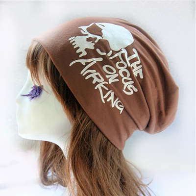 

Hip hop new lady devil skull street dance hooded hat leisure new style head hat