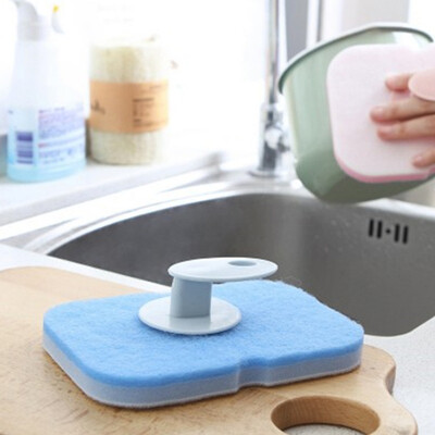 

Bingyou bathroom cleaning sponge brush with handle bathtub brush tile brush kitchen decontamination brush wash pot brush cleaning sponge
