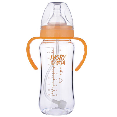 

IVORY Baby bottle wide caliber baby bottle Tritan Terry bottle 300ml with cross pacifier ​​AA-125