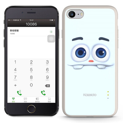 

Kaleido (Kaleido) Gemini dual cartoon phone shell apple double card dual standby artifact for ipone7 monster kitchen series gray flower