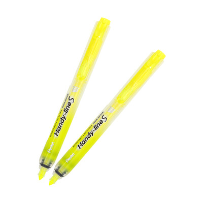 

Отправленный через (Pentel) SXS15 нажимается фломастер фломастер маркировки заправочного выдвигающегося 4,5мм желтого фломастера (2 палочки)