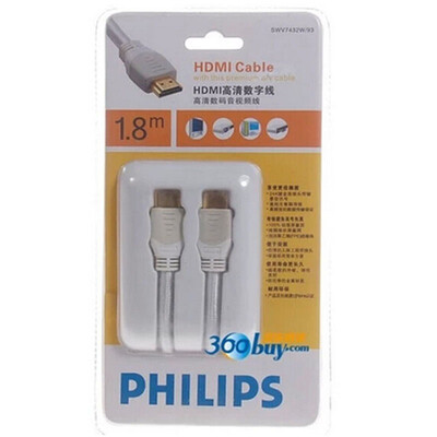 

Philips (PHILIPS) Высококачественная цифровая линия HDMI 1,8 м SWV7432W / 93