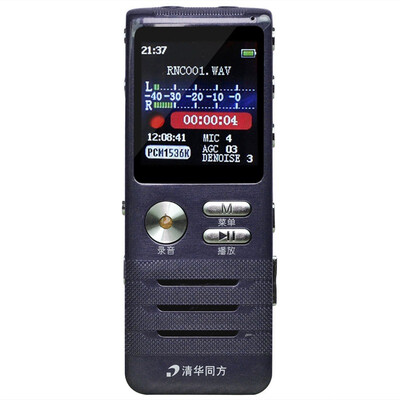 

Tsinghua Tongfang recording pen high-definition remote voice control mini MP3 noise reduction for a long time T & F-K97 deep blue