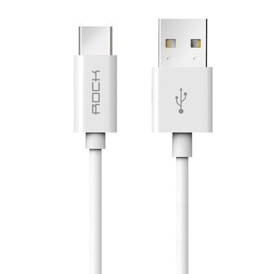 

ROCK Type-C charging&data transfer cable white