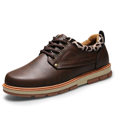 

low cut leather shoes, Breathable casual shoes, Men's shoes
