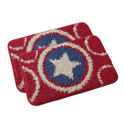 

Su Yaate 2 loaded gentleman simple non-slip mat door mat pad wool surface wear&dirt 40 60cm five-star shield