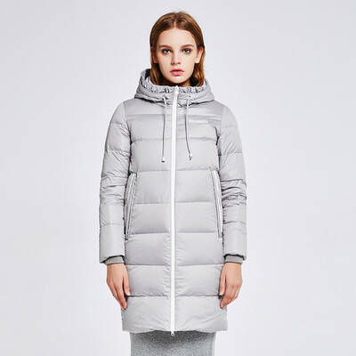 

Snow in the winter women&39s down jacket women loose hooded thick jacket in the long section X1601724 Xinyanghong 1062 165