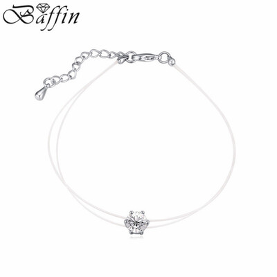 

2017 Original Crystals From Swarovski Elements Charm Bracelets Bangles Fishing Line Chain Pulseiras One Direction