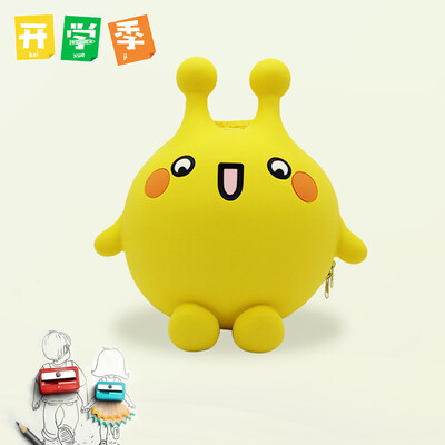 

wheat bran 3D cartoon backpack childrens school bag