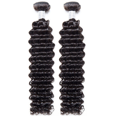 

Queen Hair Products Brazilian Deep Wave Virgin Hair 100% Unprocessed Cheap Brazilian Deep Curly Virgin Hair 2 Bundles 8 Inch