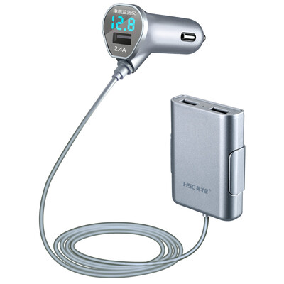 

HSC-600D Зарядное устройство для автомобилей 7.2A Три USB-интерфейса с LED экраном