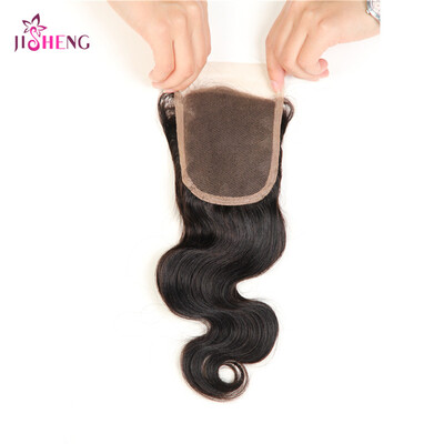 

SQ Hair 1 Pcs 44 Swiss Lace Closure Body Wave Hair Malaysian Virgin Human Hair Extensions