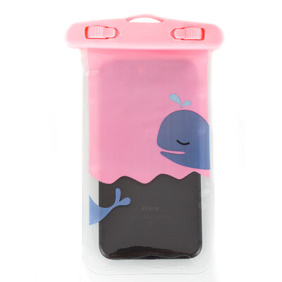 

C & C cell phone waterproof bag Apple 7 / 6plus diving suit universal swimming spa photo touch screen cute cartoon waterproof case 6s rain pink