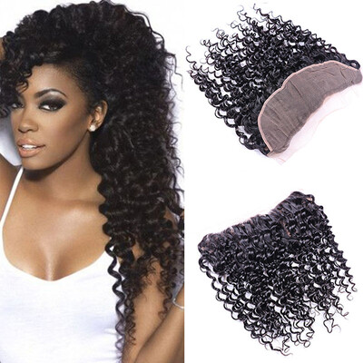 

Brazilian Virgin Hair Deep Wave 3 Bundles With 13x4 Frontal Virgin Brazilian Bundles With Closure Unprocessed Virgin Hair