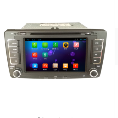 

henhaoro for Skoda Octavia Capacitive touch screen car dvd player gps navigation Bluetooth AM 7" 2din in dash TFT with canbus