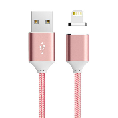 

Keymao Magnetic Cable Fast Charging USB Cable for iphone iPad 1M Nylon Magnet Charger kabel data