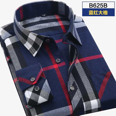 

New Plaid Casual Long Sleeve Suitable Fashion Men Shirt