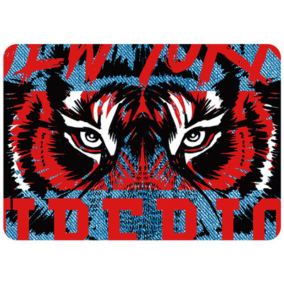 

Should be cool EXCO Tiger Tiger Granville mouse pad large household office pad at the bottom of non-slip STY17005-05 A4