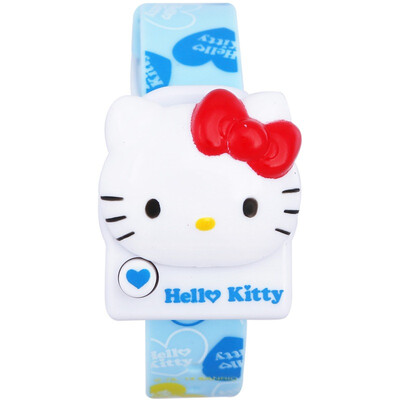 

Hello Kitty (HelloKitty) ЖК-цифровые часы ребенок смотрит Канди Суит женский студент часы HK265B голубое небо