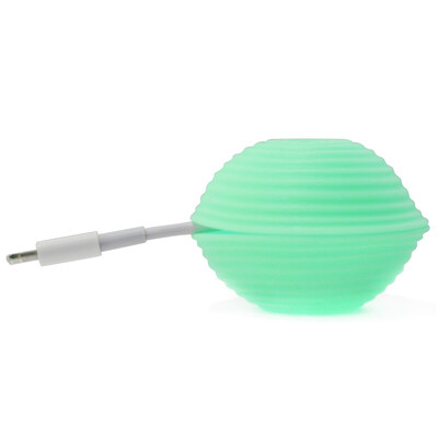 

San Diego Sendio Shell Headset Storage Wraper Apple Phone Data Cable Процессор Шелковый Wraper Marka Long Green