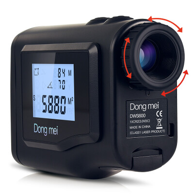 

Dongmei DWS-1500 telescope rangefinder outdoor dual-screen infrared laser precision measurement of electronic foot 1500 meters