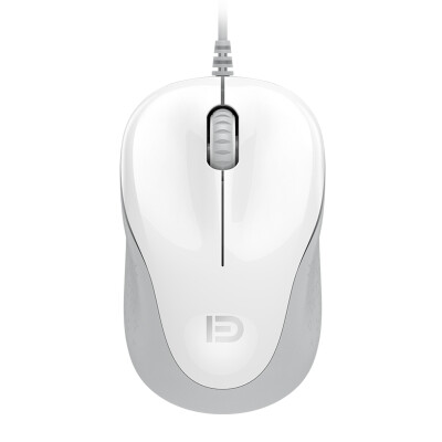 

Fudder wired mouse office mouse notebook desktop desktop universal V10N white gray