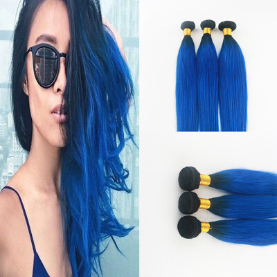 

Best Selling Brazilian Virgin Hair 3Pcs/Lot Ombre Color Human Weaves 10-30" Straight Hair In Human Hair Extensions