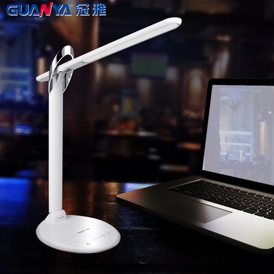 

Crown Ya LED Eye Light Студенческий учебный стол Лампа Touch Складная рабочая кровать Прикроватная тумбочка Размерная лампа LA-A608 White