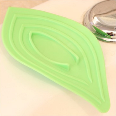 

Cntomlv multifunctional no slip ring leaves soap box drain&cleaning soap dish kitchen sink sponge