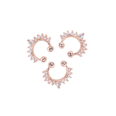 

1Pc Fashion Fake Septum Clicker Nose Ring Non Piercing Hanger Clip 730087
