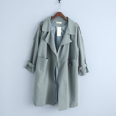 

Autumn and winter women tide temperament in the long section of the collar coat coat coat