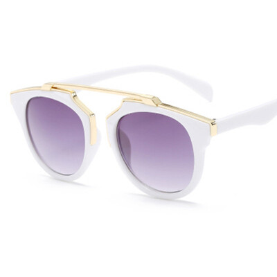 

солнцезащитные очки обувь для мужчин и женщин модные круглые ретро очки лето сплава женские солнцезащитные очки Марка дизайнер