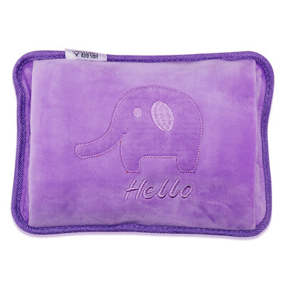 

Antarctic double inserts plush hot water bottle charging explosion-proof warm water bag has been injected water hand warmers pink elephant