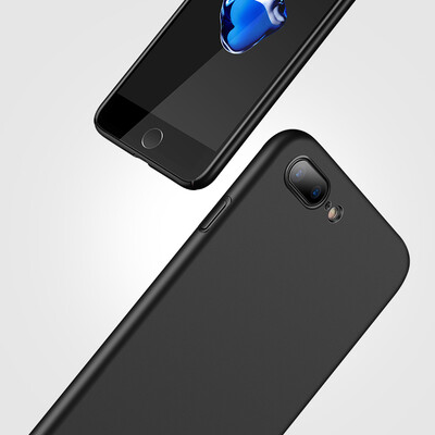 

Freeson Apple iPhone8 Plus Mobile Phone Case Apple iPhone7 Plus Phone Case Case All-in-One Anti-Wrestling Hard Cushion Scrub Phone Case 55 in Black