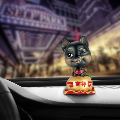 

Light shade guangyin car car decoration car accessories jewelry cartoon handmade simulation shaking head puppy crafts auspicious