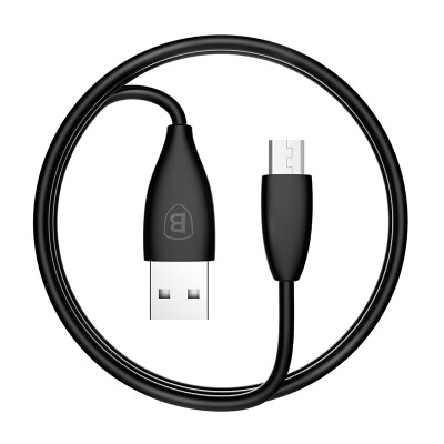 

Времена мышления (Baseus) Android кабель для передачи данных телефона Micro USB зарядного устройство линия Samsung / просо / Huawei / Meizu Android телефон 1M черного